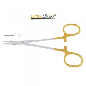 UltraGripX™ TC Ryder-Vascular Needle Holder Stainless Steel, 20 cm - 8"